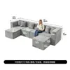 Sofás de compresión combinación modular juego de sofás nube de 6 plazas para exportación