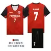 Uniformes de Fútbol, Uniformes de Entrenamiento para Competición, Equipo Deportivo para Hombres y Niños Adultos, Playeras de Fútbol Estampadas de Manga Corta