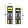 Luz indicadora de posición LED para coche nuevo T10 3030 luz de lectura luz de compartimento de puerta luz de matrícula luz de maletero