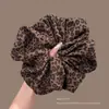 Elástico de Cabelo Grande Estilo Coreano para Mulheres, Acessório de Cabelo de Alta Qualidade Estilo Coreano, Arte em Tecido, Lindo Elástico de Cabelo de Lenço