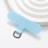 Capa de Celular de Tecido Colorido para Cura com Clipe em Forma de T Adesivo Traseiro Universal Não Deformável Cordão Universal para Celular Almofada D-Ring Material