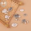 Colgante candado de larga vida de plata Xizang DIY Colgante de plata Xizang hecho a mano candado de larga vida collar de estilo étnico pulsera colgante accesorios