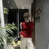 Suéter Básico de Cachemir 100% de Lujo de Gama Alta Consinee con Múltiples Botones, Ajustado, de Cuello Alto Medio para Mujer Puyuan