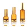 Frasco Essencial de Base Marrom em Estoque 20ml 30ml 50ml Frasco Spray Frasco Cosmético Frasco Spray Felicidade Planta