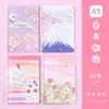 Cuaderno de Espiral A5 de Capibara Dibujos Animados de Capibara Panda Planificador de Hojas Sueltas Cuaderno de Dibujos para Estudiante de Secundaria Transfronterizo