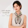 2026 Lenços de Seda Atacado, Lenço Quadrado Pequeno de Seda com Franjas da Moda, 70 Lenço de Verão, Lenço Versátil Liso de Crepe Cetim