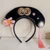 Acessórios de Cabelo Antigos Aro para Lavar o Rosto com Rosto de Princesa Gege Headband Nobre da Dinastia Qing Zhen Huan Chuan Headwear de Luxo Leve de Alta Qualidade