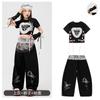 Roupas de Jazz Hip-Hop para Meninas, Roupas de Performance Street Dance para Crianças, Roupas de Jazz para Meninas, Conjuntos de Hip-Hop para Crianças