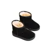 Zapatos de otoño e invierno para niños, zapatos de algodón para bebés, botas de nieve para niños con forro polar, botas estilo Martin, botas cortas de moda para niños y niñas, moda