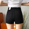 Shorts de Mezclilla Europeos y Americanos Estilo Nuevo Primavera y Verano 2022 Adelgazantes Elásticos Ajustados Pantalones Cortos Ajustados de Cintura Alta para Mujer