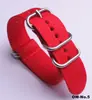 Correa de Reloj de Cincha para Suministro de Comercio Electrónico Ow Plata Hebilla Ovalada Deslizante Correa de Reloj de Nailon Correa de Reloj de Nailon Engrosada Impermeable