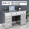 Escritorio de oficina de acero inoxidable 304, mesa de trabajo de taller libre de polvo, escritorio de computadora con cajones, mesa de oficina, mesa médica de laboratorio