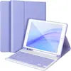 Funda Protectora para Tableta iPad10 Pro110.9.7 Funda de Cuero con Teclado Bluetooth Carcasa de Silicona Ranura para Bolígrafo Magnético Silenciosa Adecuado