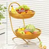 Bandeja de frutas para la sala de estar, alto valor estético, adecuada para mesas de centro, bandeja escurridora de frutas, bandeja de boda con caracteres de doble felicidad, bandeja de alta gama para dulces y frutas secas