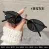 Gafas de Sol Marca Grande Estilo Old Money Pequeñas Ovaladas Gafas de Sol con Protección UV para Mujer Anti-UV Polarizadas Retro Modernas y de Moda Tendencias Transfronterizas