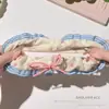 Elástico de Cabelo Scrunchie Multicamadas de Alta Qualidade Acessório de Cabelo Elástico Versátil para Meninas Corda de Cabelo Floral de Primavera Acessório de Cabeça Corda de Cabelo