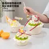 Internet descartável Celebridade Taro Mud Ice Bowl Shaved Ice Cup Paper Bowl Mianmiao Ice Bowl Sorvete Degradável Sobremesa Iogurte Copo de Papel