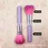 Corazón de Melocotón Rosa Corazón de Lana Pincel Estilo Japonés Mango Largo Rubor Color Lujo Accesible Pincel de Maquillaje Herramienta de Manicura Pincel para Polvo
