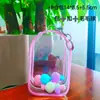 Bolsa con Cierre de PVC Transparente con Forma de Hueso de 14 cm Tipo Almacenamiento Bolsa Transparente para Exhibición de Muñecas Cubierta Antipolvo Bolsa de PVC Personalizada para Muñecas