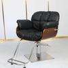 Silla de barbería de celebridades de Internet, moderna y sencilla, silla de barbería gruesa, silla giratoria elevable, silla de peluquero.