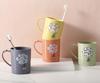 Bonita taza de lavado para el hogar, taza para cepillo de dientes para bebés y niños, taza para enjuague bucal, taza para cepillo de dientes para parejas de dormitorios de estudiantes