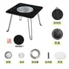 Parrilla de Barbacoa para Exterior para Uso Doméstico, Mesa de Barbacoa Plegable Portátil Sin Humo, Parrilla de Carbón para Patio Exterior Preparación de Té