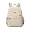 Mochila moderna transfronteiriça, nova coleção outono 2026, grande capacidade, múltiplos compartimentos, tecido de nylon simples, mochila feminina