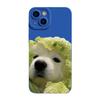 Funda para Teléfono Móvil iPhone 14 Perro Col Repollo Apple 16 Divertida 15 Promax Todo Incluido 13 Linda 11 Simple y Aplicable