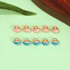 Nuevo Festival del Bote del Dragón Cara Sonriente de la Suerte Aleación Gota de Aceite Cara Sonriente Pequeño Tamal Colgante de Cuentas Pulsera Lindo Colgante de Dibujos Animados