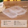 Caja de almuerzo transparente desechable con múltiples compartimentos, empaque para llevar, caja de almuerzo, al por mayor, caja de snacks, se puede calentar en el microondas