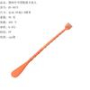 Masajeador de cinturón de plástico con garra en forma de bambú para calzado, dispositivo de masaje de doble uso para calzado, no necesita rascar y picar, calzador con garra RS-8673