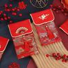 Bordado de Brocado Manualidad Vintage Nuevo Estilo Chino Sobres Rojos Regalos de Boda Sobres de Regalo Regalos de Bendición para Bebés Al por Mayor