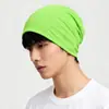 Bufanda de moda para celebridades de internet sombrero holgado estilo fino para otoño e invierno sombrero a prueba de viento posparto para mujer sombrero de punto holgado versátil para mujer