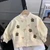 Abrigo para niña, nueva moda de primavera, cárdigan elegante para bebé niña, ropa para niños pequeños, blusa de manga larga para niños de primavera y otoño