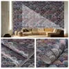 Papel Tapiz de Pared de Fondo para el Hogar Bohemio con Patrón Retro Pegatina de Pared Autoadhesiva Pegatina Impermeable a Prueba de Humedad Papel Tapiz de Decoración para Renovación
