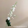 Flor Artificial Delphinium Grande de 2 Ramas Pasillo Salón de Bodas Techo Decoración Alta Violeta Decorativa Hogar Flor Artificial