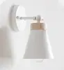 Lámpara de Pared de Arte en Madera Colorida para Pasillo Nórdico Lámpara de Espejo Frontal de Arte en Hierro Minimalista Moderno Accesorios de Iluminación para Dormitorio Mesita de Noche Sala de Estar