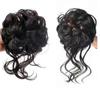 Lu Yixiao Mismo Estilo Cabeza de Bola Flor Brote Cabeza Agarrador Moño de Cabello Cabello Artificial Cráneo Alto Barba de Dragón Anillo para el Cabello