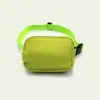 Riñonera de nailon impermeable para el pecho, estilo Lulu, para deportes al aire libre, running, teléfono móvil, bandolera combinable para hombre y mujer.