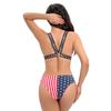 9008# oferta nuevo bikini sexy transfronterizo europeo y americano para mujer, traje de baño, bikini de dos piezas con relleno