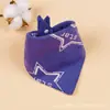 Toalla triangular de algodón para bebé toalla para recién nacido anti-escupir leche agua saliva toalla para bebé niño y niña babero de algodón toalla base para babero