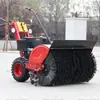 Varredor de Neve Pequeno de Mão Doméstico Estrada Propriedade Pá de Neve Lançador de Neve Máquina Pequena de Remoção de Neve Empurrada à Mão