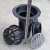 Grelha de Piso de Ferro Fundido com Entrada Direta Tipo 87 Calha para Água da Chuva Conjunto de Quatro Peças Dn75100150 Sifão Calha para Água da Chuva