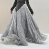 Falda Plisada Texturizada para Mujer Nueva Colección Primavera Verano 2026 Falda Larga con Dobladillo Ancho Falda Simple de Textura de Algodón y Lino