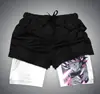 Pantalones Cortos Serie Dragon Ball Impresión Digital 3D Adulto Doble Capa Pantalones de Playa Amazon Comercio Electrónico Transfronterizo Caliente Fábrica