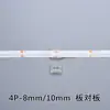 Tira de LED 2/3/4P 5/8/10Mm cob Sin Soldadura Sin Zona Oscura Conector de Hebilla de Cristal Esquina en Forma de L Cable de Doble Cabeza
