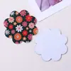 Nuevos Parches Acrílicos de Flor de Ciruelo, Accesorios para el Cabello Impresos DIY, Pinzas Laterales para Mujer, Decoraciones para Fundas de Teléfono, Accesorios de Flor para Zapatos, Materiales