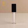 4.5ml Cuadrado Transparente Brillo Labial Tubo de Brillo Labial Tubo de Embalaje Botella Pincel Labial de Punta de Cabello Botella Vacía de Líquido para Labios Teñidos Material de Embalaje