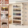 Armário de armazenamento espesso, quarto doméstico, guarda-roupa de bebê, organizador com rodas, multicamadas, dobrável, roupas, brinquedos, armário de armazenamento