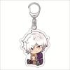 Hell Music Keychain Animação em torno de sapinhos Maru Ehai Ya Esquerda Pendurado Batalhão Guarda Gangue Zuo Chefu Zhi Pingente Acrílico